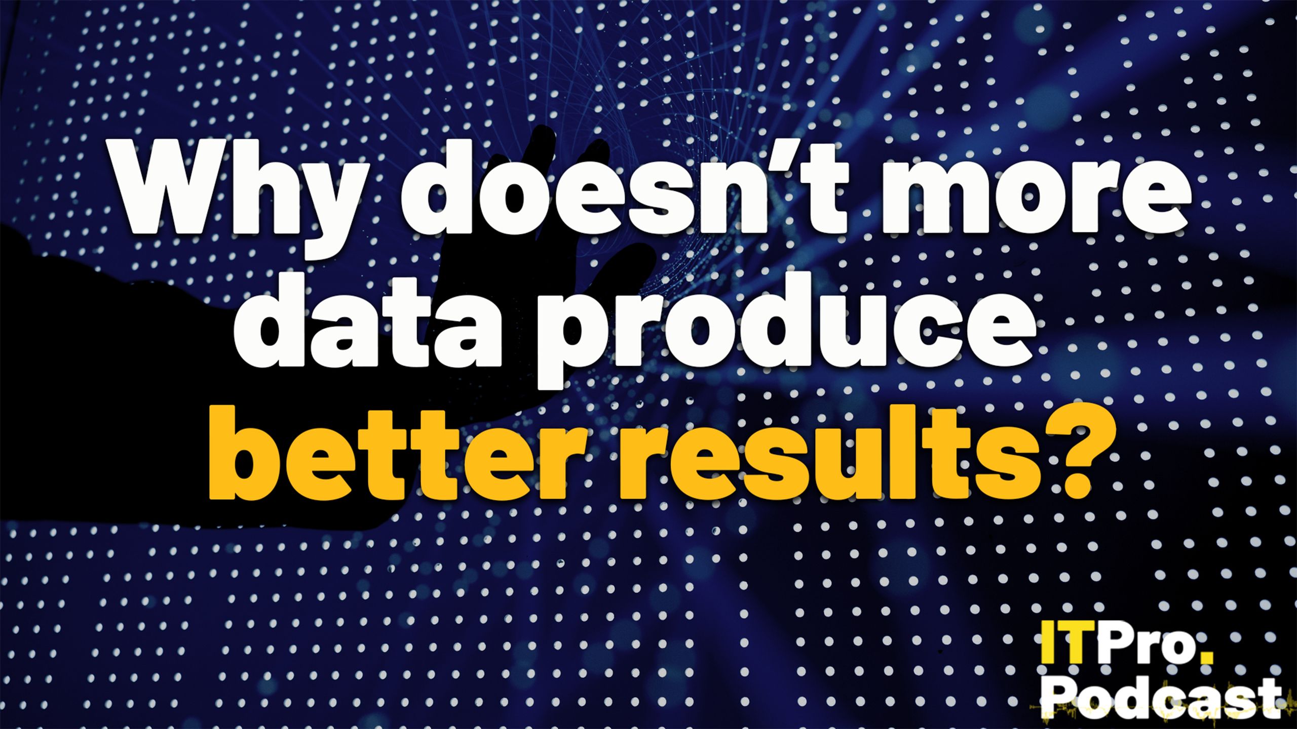 Why doesn't more data produce better results?