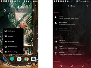 Screenshot of Hyperion Launcher