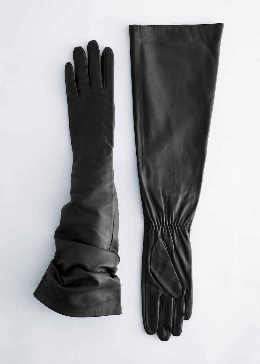 &amp;amp; Other Stories, Long Leather Gloves -