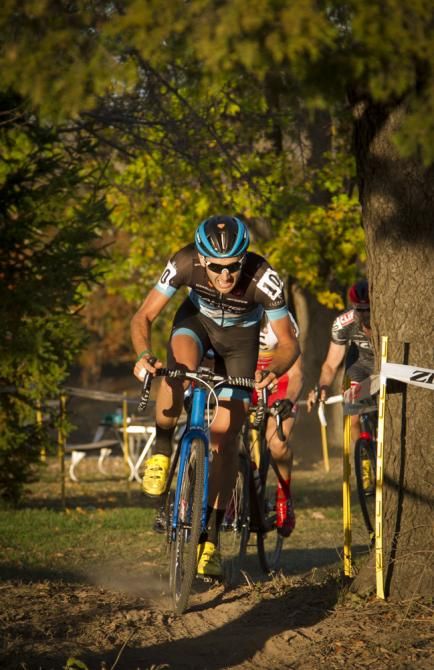 Driscoll crests a climb