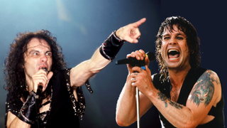 A comp of a pic of Ozzy and Dio