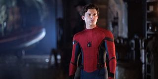 Tom Holland as Spider-Man in Far From Home