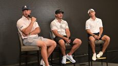 Bryson DeChambeau, Brooks Koepka and Joaquin Niemann talk to the media before LIV Golf Miami