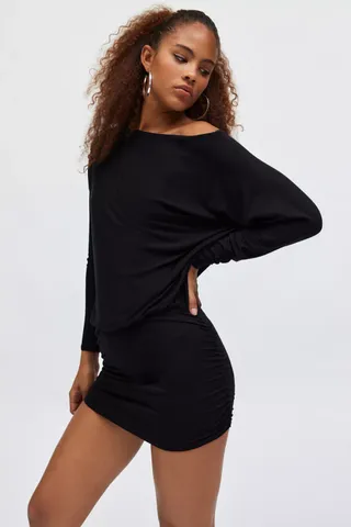 Silence + Noise Destin Dolman Mini Dress