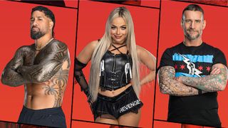 Liv Morgan, Jey Uso and CM Punk