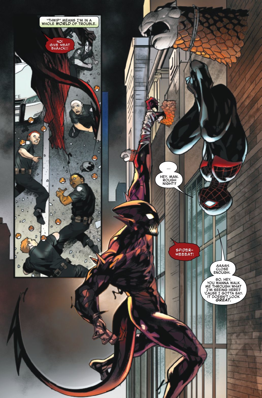 Pages from Red Goblin #7.