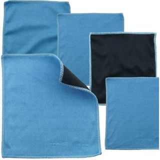  Eco-Fused Microfiber Double-Sided Cleaning Cloths (5-Pack)
