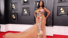 SZA at the 64th Annual Grammy Awards