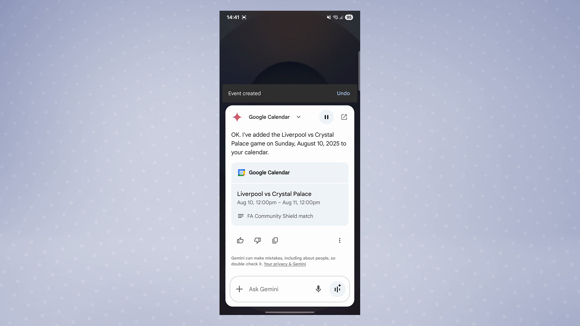 AI Phone assistant face-off Galaxy S25 Ultra calendar event