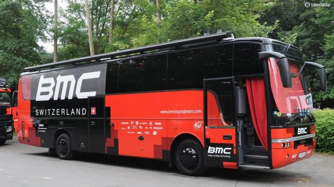 The newest of BMC's two team buses isn't the biggest in the peloton, but packs in all a pro rider could need