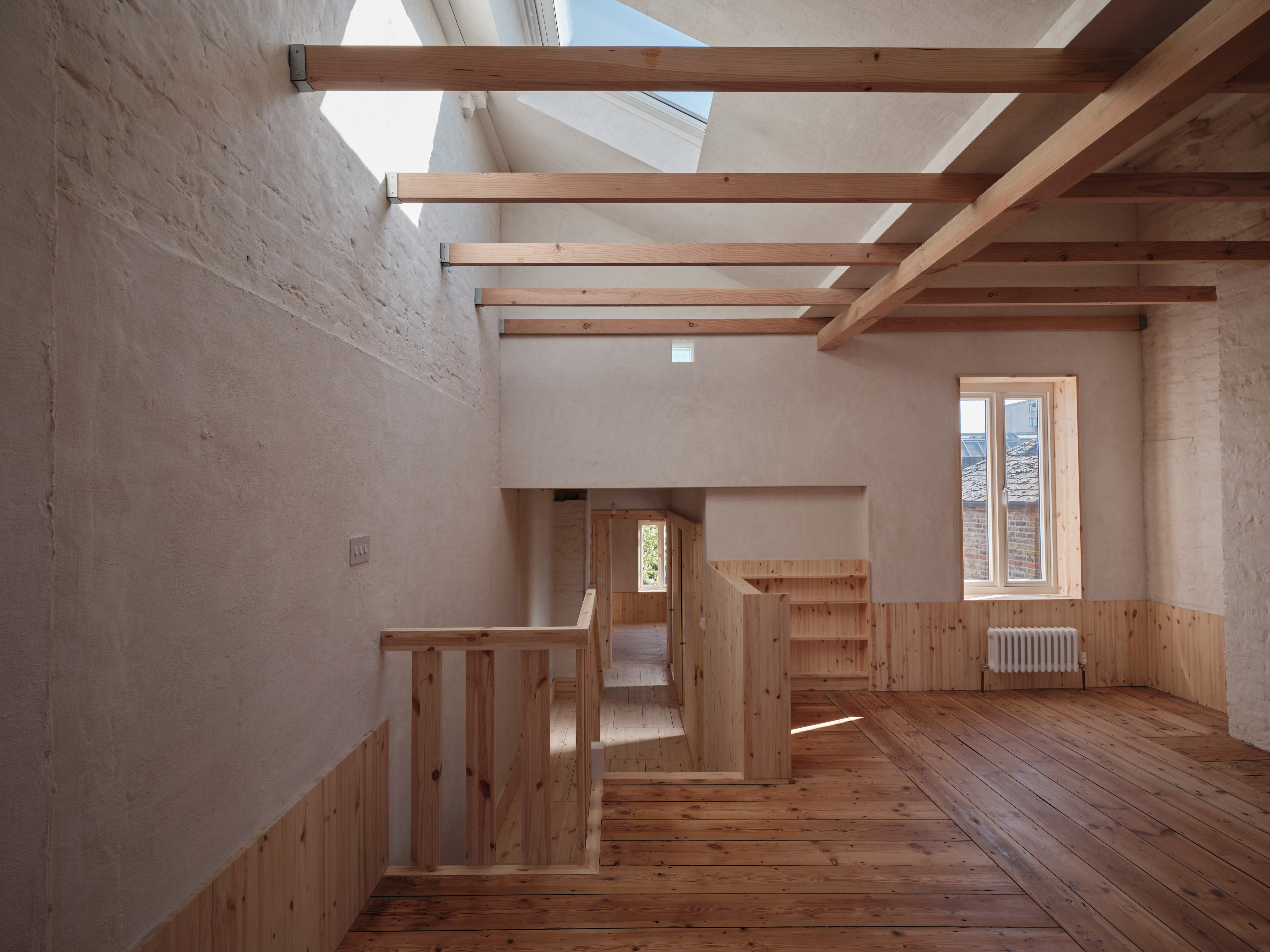 The open plan upper floor at artist’s space by Maich Swift in Hackney
