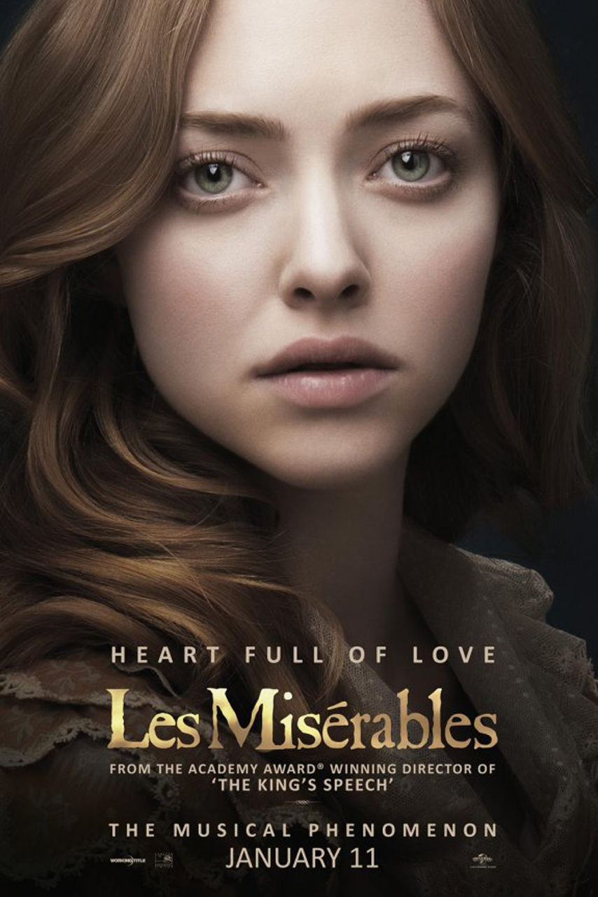 Anne Hathaway Amanda Seyfried Brand New Les Mis rables Posters 