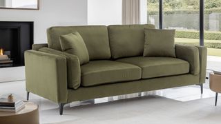 picture of regal sage green sofa