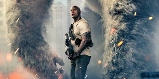 Dwayne Johnson in Rampage