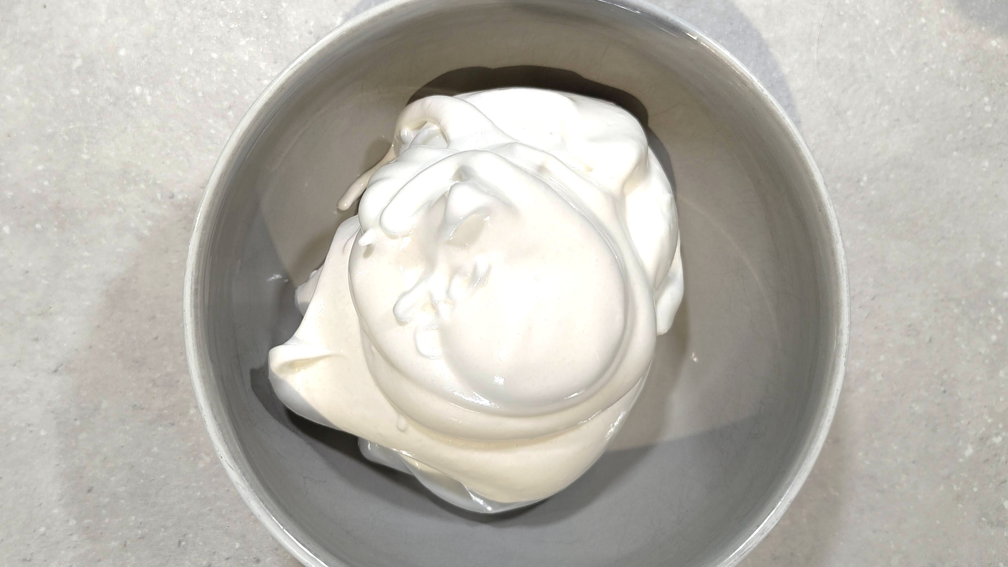 Meringue prepared using Bosch ErgoMaster Series 6 blender