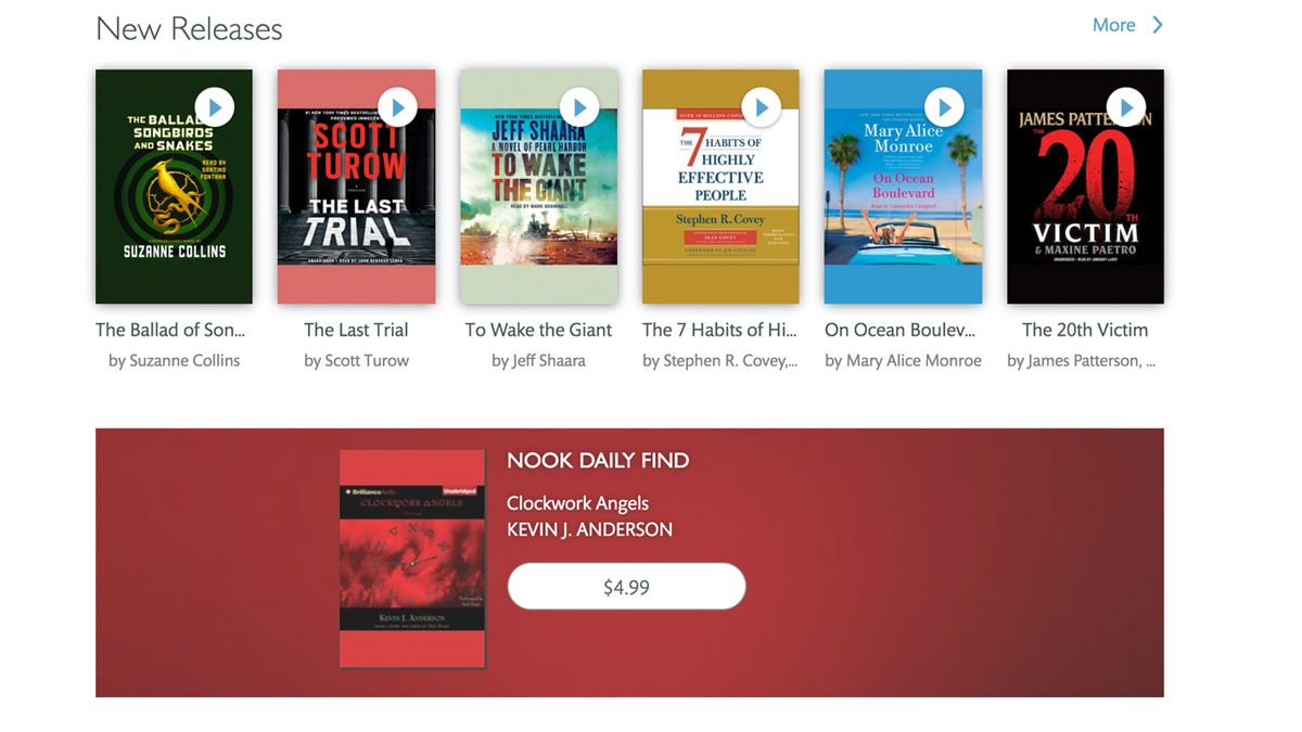 Nook Audiobooks Review Top Ten Reviews