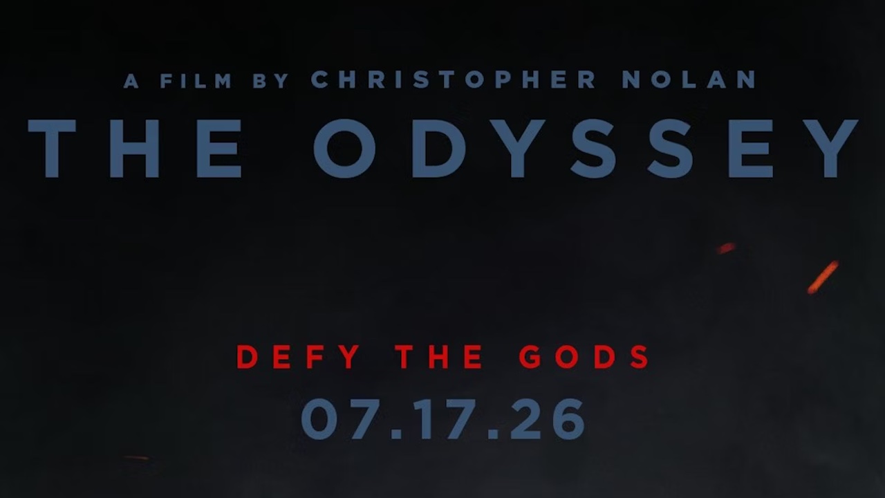 The Odyssey poster with tagline and release date on July 17, 2026