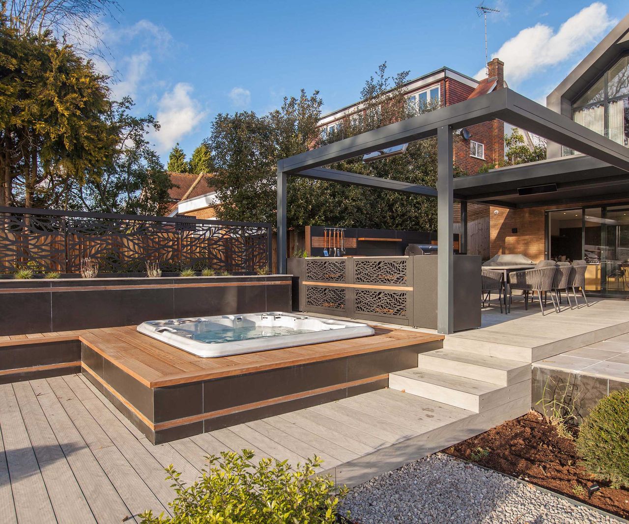 Hot tub deck ideas: 10 stylish surroundings for outdoor spas | Homes ...