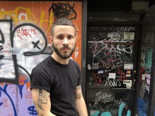 Street self-portrait