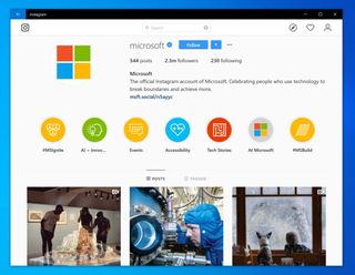 Instagram PWA Microsoft Store