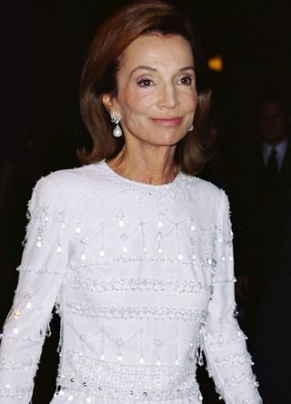 Lee Radziwill attended the Metropolitan Museum of Art Costume Institute's annual Gala again in 2001