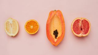 Image shows fruit in different shapes