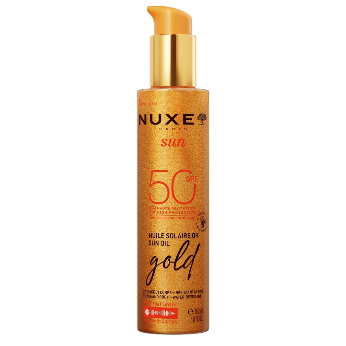 Nuxe Sun Oil Shimmering Gold SPF 50