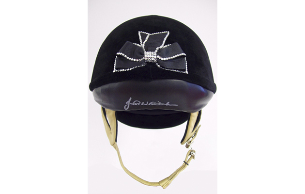 John Whitaker signature bling riding hat