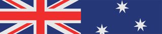 A slice of the Australian Flag