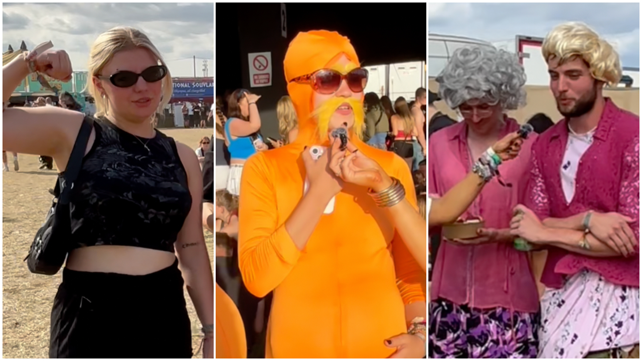 Attendees at Reading festival 2025