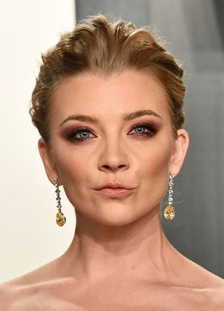 Natalie Dormer attends the 2020 Vanity Fair Oscar Party hosted by Radhika Jones at Wallis Annenberg Center for the Performing Arts on February 09, 2020 in Beverly Hills, California