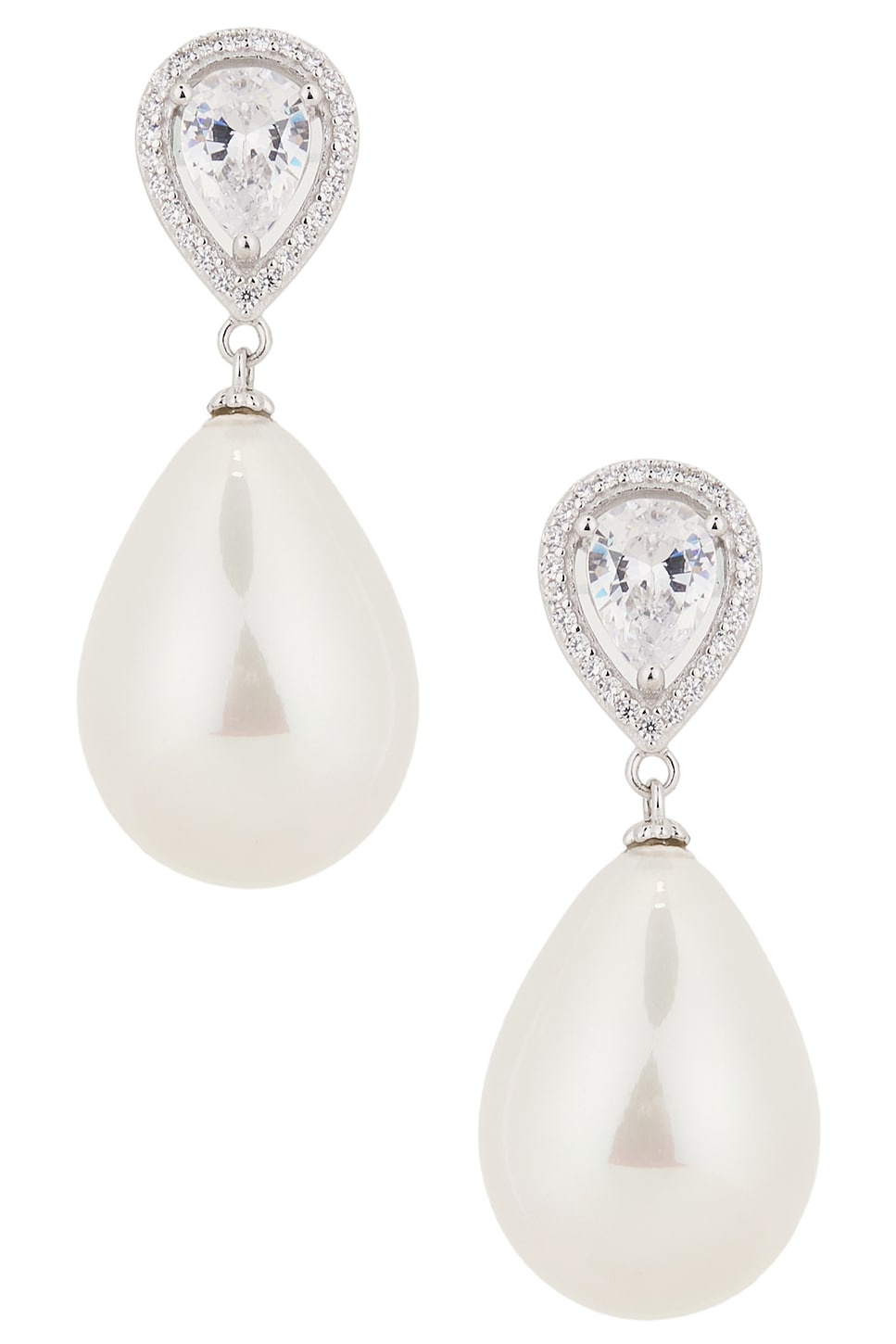 SHASHI Kamila Halo Pearl Earring