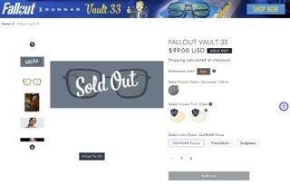 Gunnar Optiks Fallout Valoult 33 glasses
