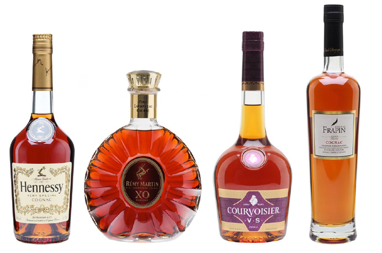 Cognac bottles