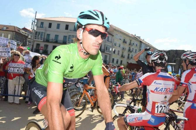 Fabian Cancellara (RadioShack-Leopard) had a day in the green jersey.