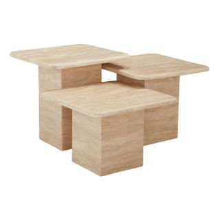 Travertine Nesting Tables