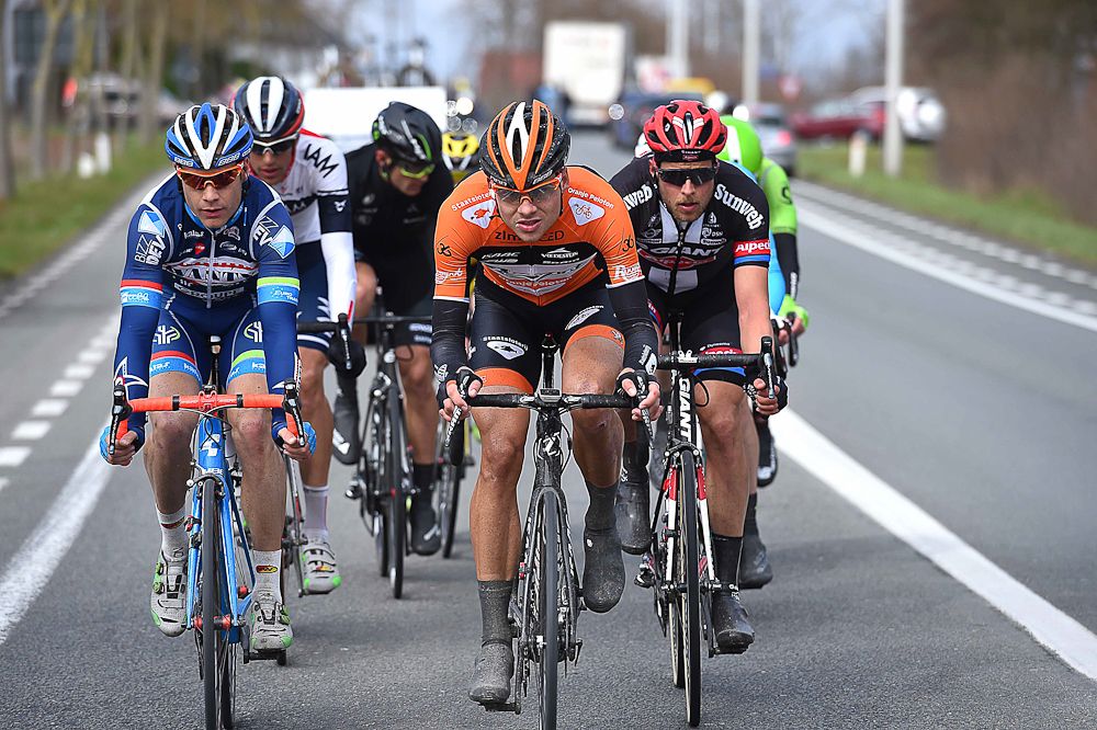 The breakaway at E3 Harelbeke