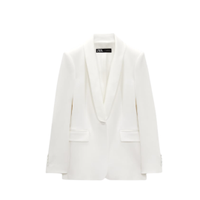 Satin Lapel Collar Tuxedo Blazer, £59.99 | Zara