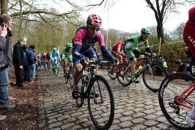 Luka Pibernik on the Kemmelberg