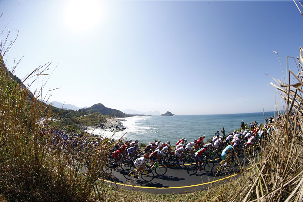 2016 Olympic Games men's road race in Fort Copacabana