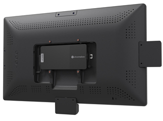 The Lenovo Chromebox Micro works with any kiosk or display with a USB-C, USB-A, or an HDMI port. The fanless, ventless, dust-proof ChromeOS compute solution supports dual displays at 4K resolutions.