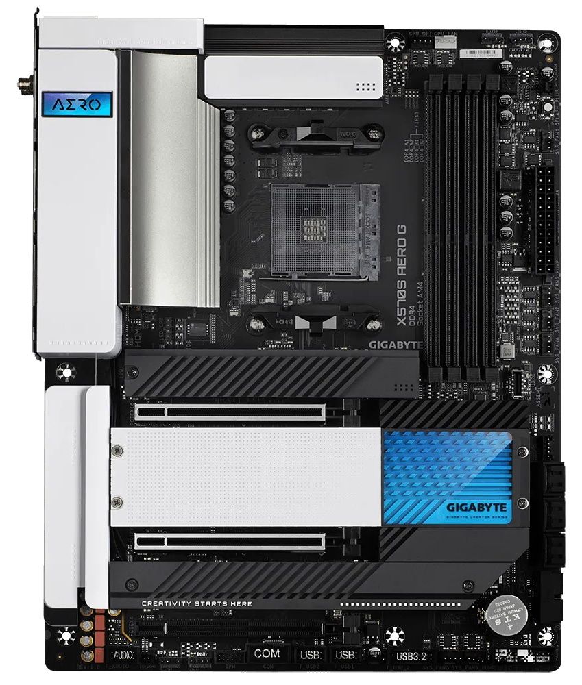グラフィックボード・グラボ・ビデオカード X570S AERO G + Ryzen9 5900X Gigabyte X570S Aero G Review: A Silent, Updated Vision | Tom's