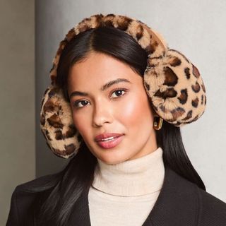 leopard print ear muffs