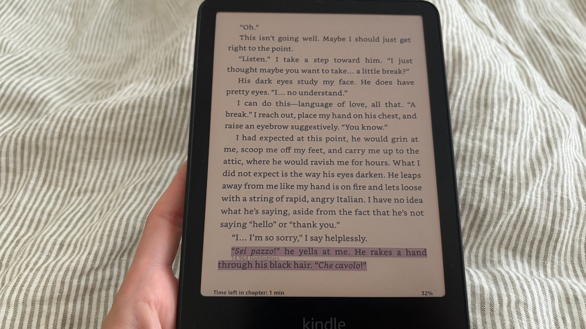 Highlighting on the Kindle Colorsoft