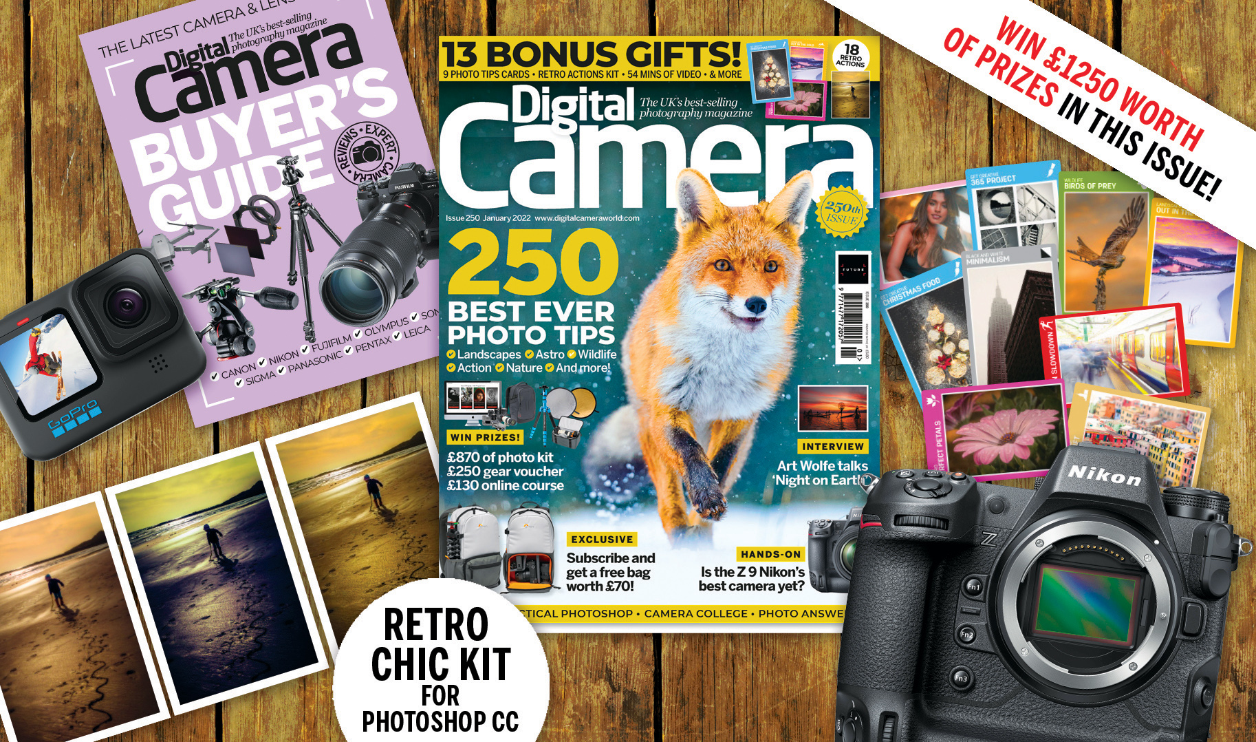 Get 13 bonus gifts with the January issue of Digital Camera, including ...