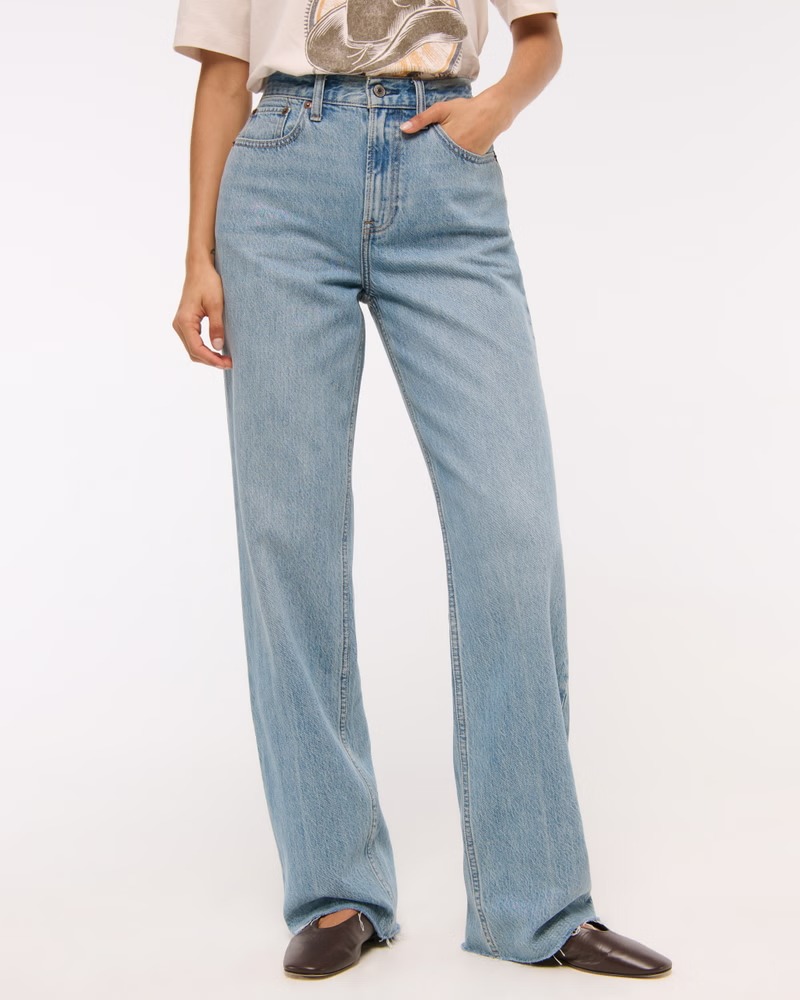 Abercrombie &amp;amp; Fitch , High Rise Loose Jean