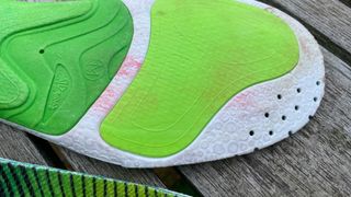 Close-up of Sidas 3Feet Run Protect insole toe