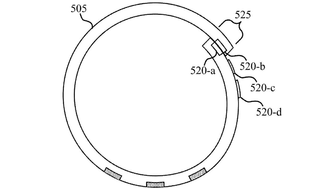 An Oura Ring patent showing a "deformable" ring that starts out flat before being molded into a ring shape, allowing it to fit any ring size.