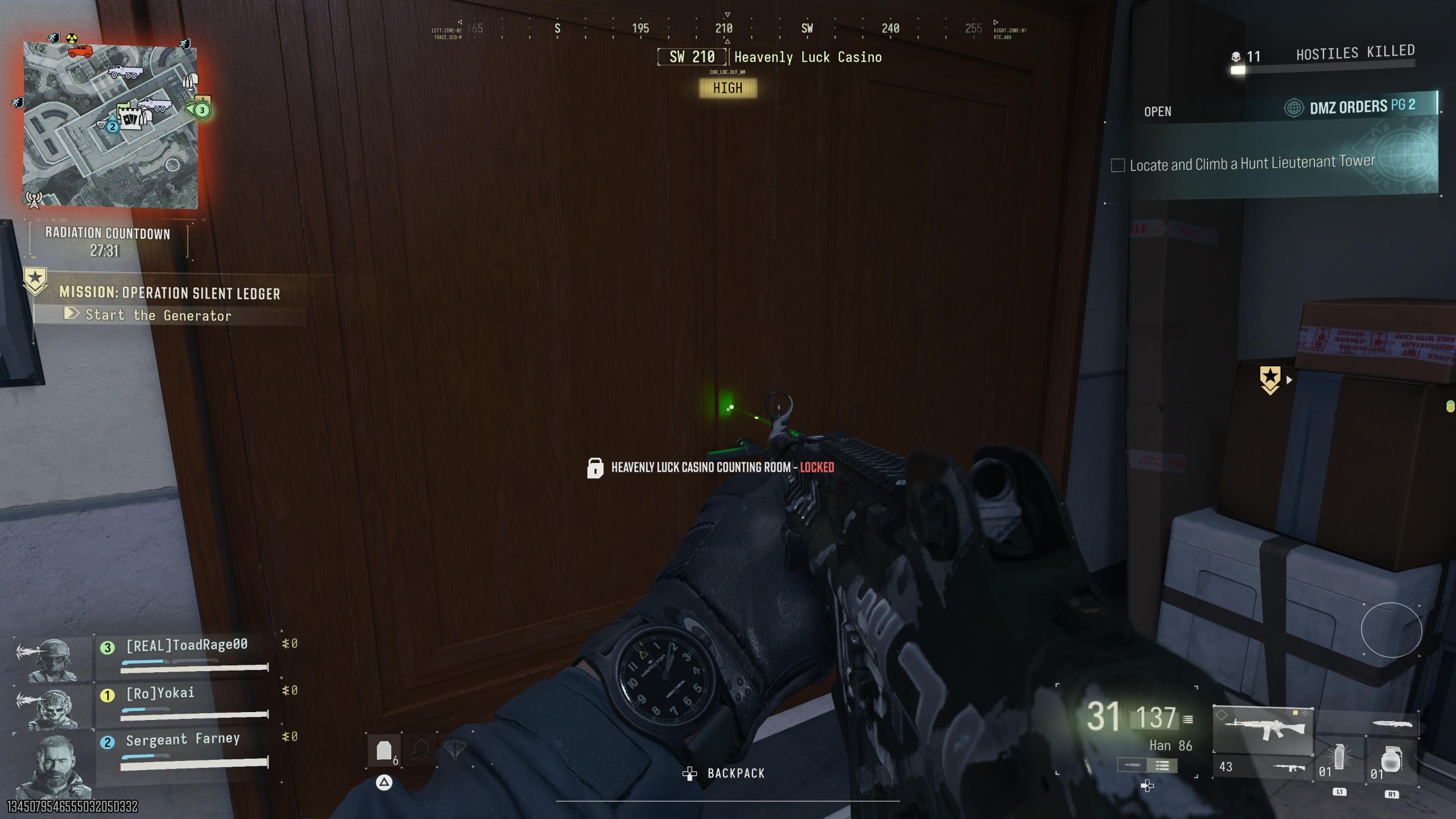 Counting Room Vault in Modern Warfare 4 DMZ
