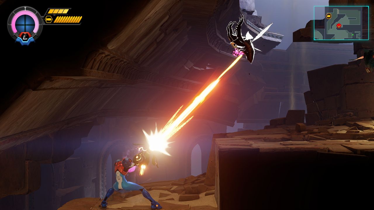 Metroid Ravenous gameplay screenshot captured on Nintendo Switch 2